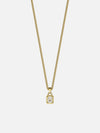 WHITE GEMSTONE CHAIN | 18K Gold