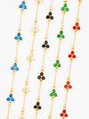 GREEN CLOVER BRACELET | 18K Gold