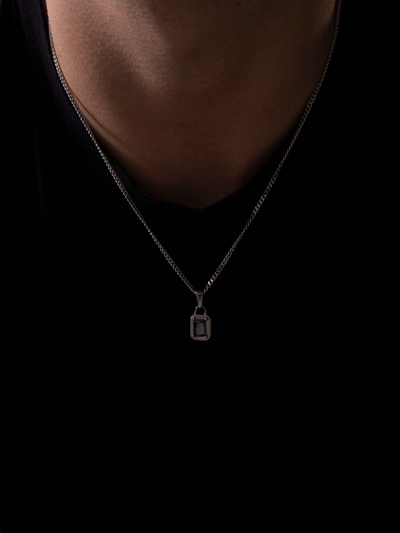 GEMSTONE CHAIN SET | Silver
