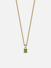 GREEN GEMSTONE NECKLACE | 18K Gold