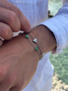 WHITE CLOVER BRACELET | Silver